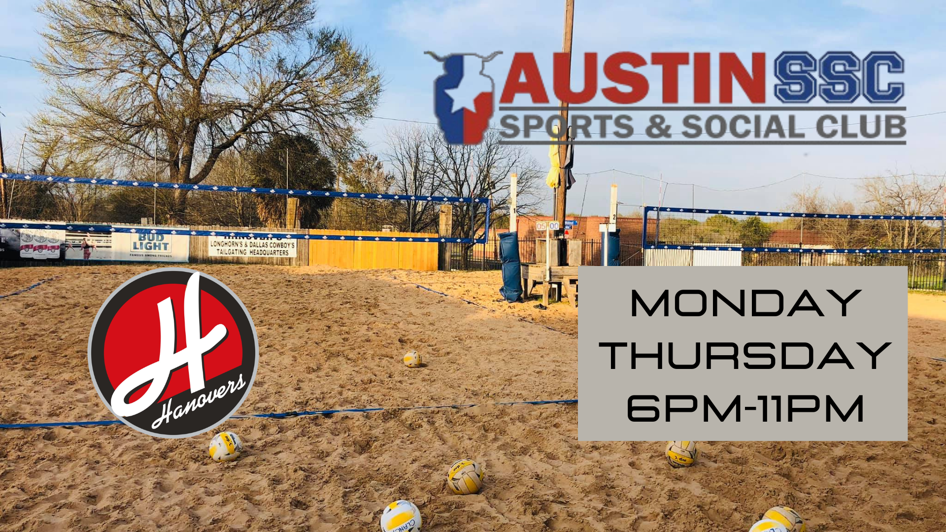 Austin Sports Social Club Volleyball League 8 at Hanovers Draught Haus in Austin, TX